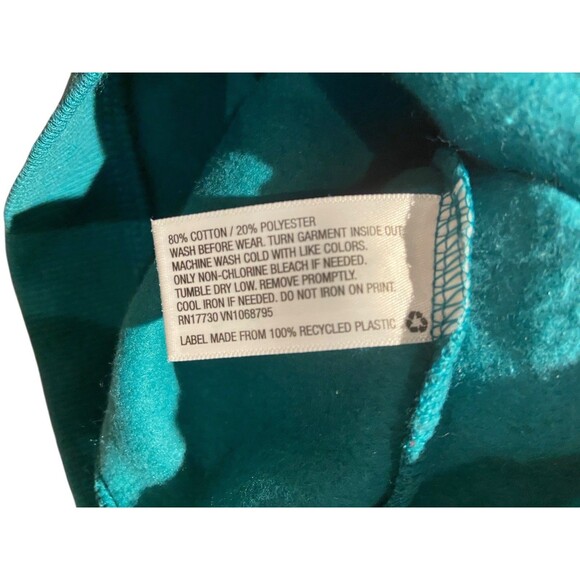 Baby Girls Christmas Crew Neck Sweatshirt Size 12 months Green Fair Isle Nordic - Picture 5 of 6